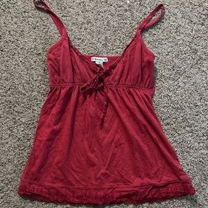 F21 Red tank top